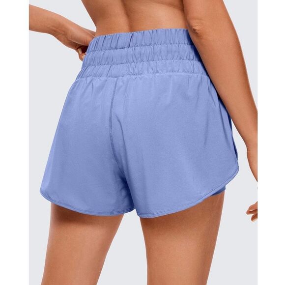 Pair of CRZ YOGA High Waisted Running Shorts - Picture 3 of 14